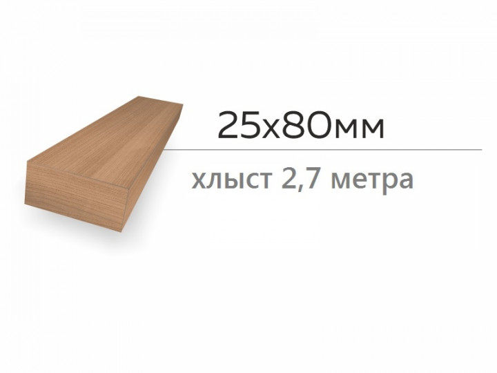 Рейка 25x80